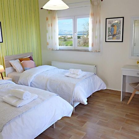 Panoramic Sea View Villa 4 Min To Beach Tigaki Kültér fotó